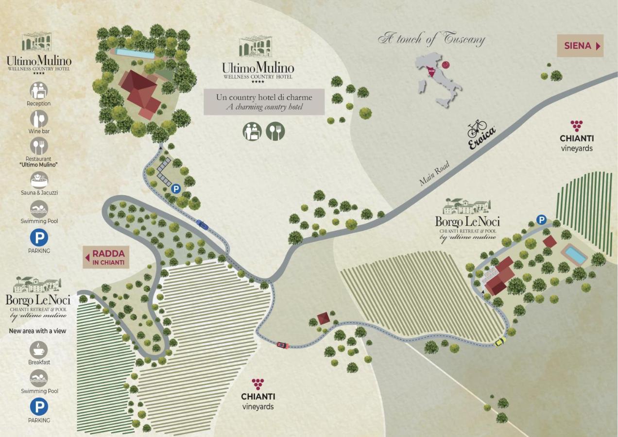 Ultimo Mulino Wellness Country Hotel Gaiole in Chianti Oda fotoğraf